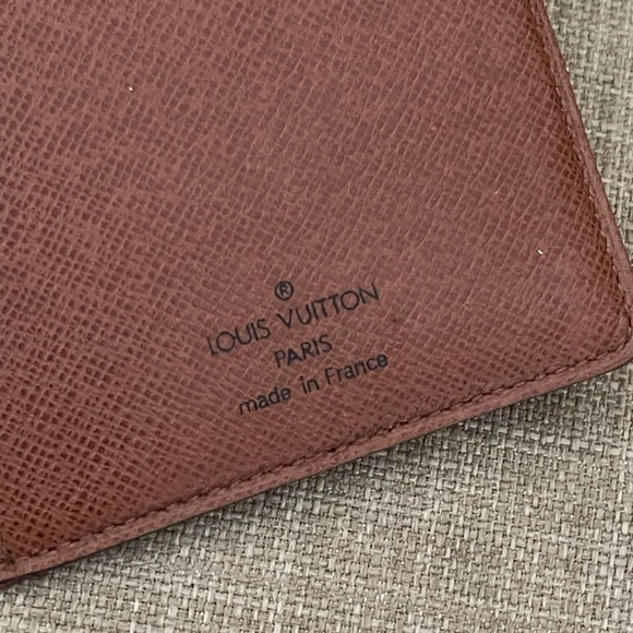 Authentic Louis Vuitton Monogram agenda billfold notebook cover MI1905 - Picture 4 of 10